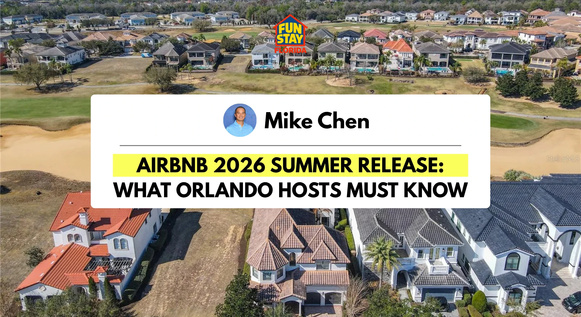Average Airbnb income in Florida by city for 2026 with Mike Chen and FunStay Florida vacation rental community background.