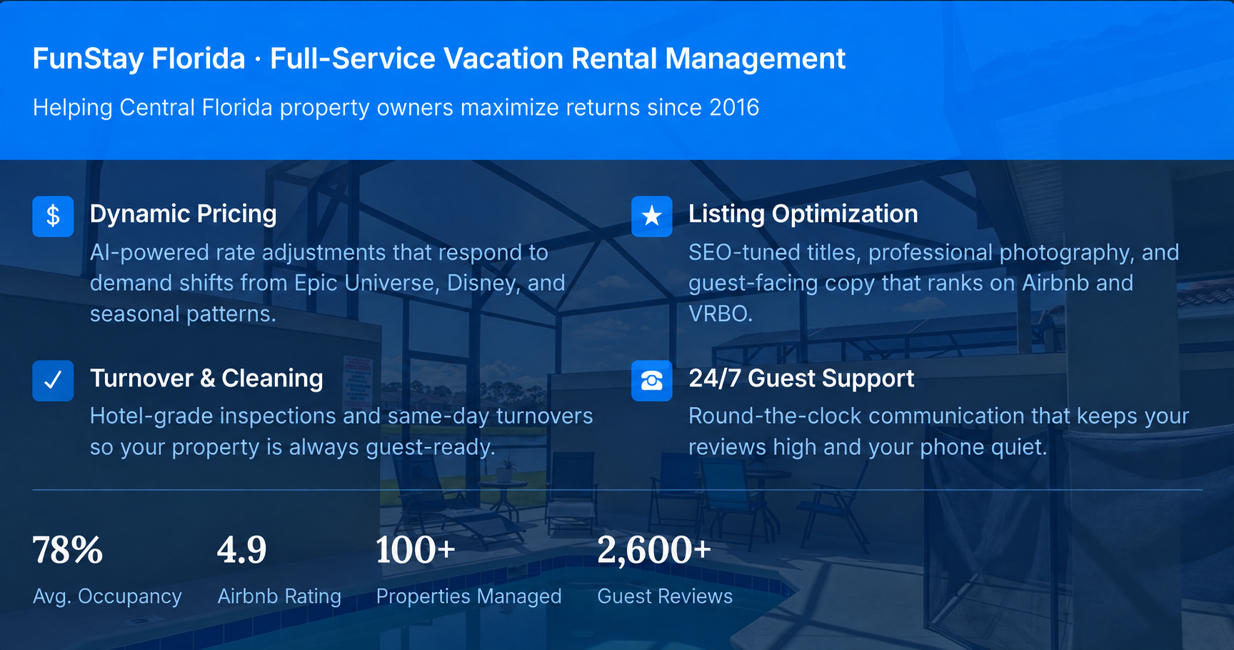 FunStay Florida Vacation Management
