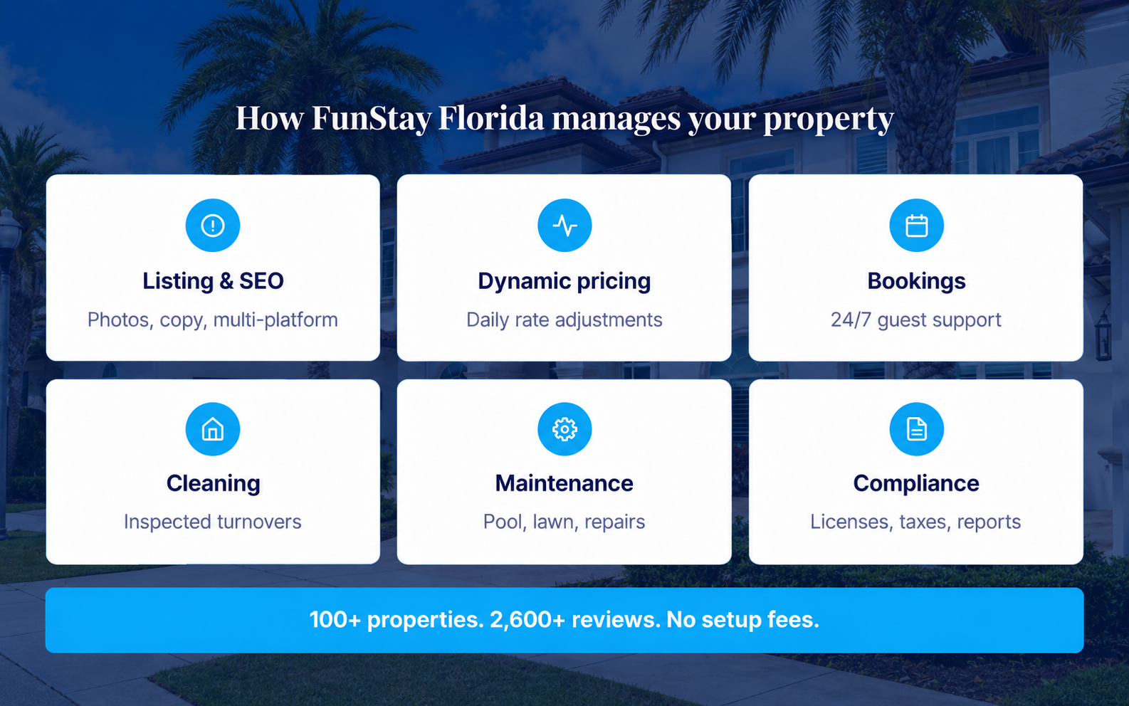 How FunStay Florida manages your property