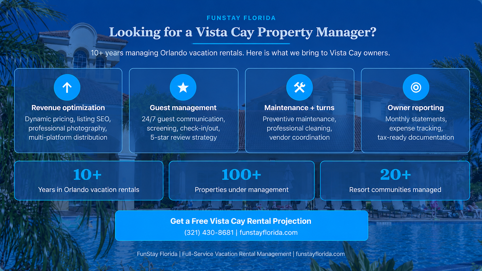 Looking for a Vista Cay Property Manager
