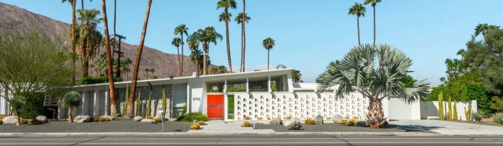 palm springs mid century modern house