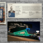 Conference materials from the 2025 REOX Housing Intelligence Expo in Irving Texas, including curriculum guides, Kevin Hill’s attendee badge, the REO Directory, and the New Jersey House Partners logo