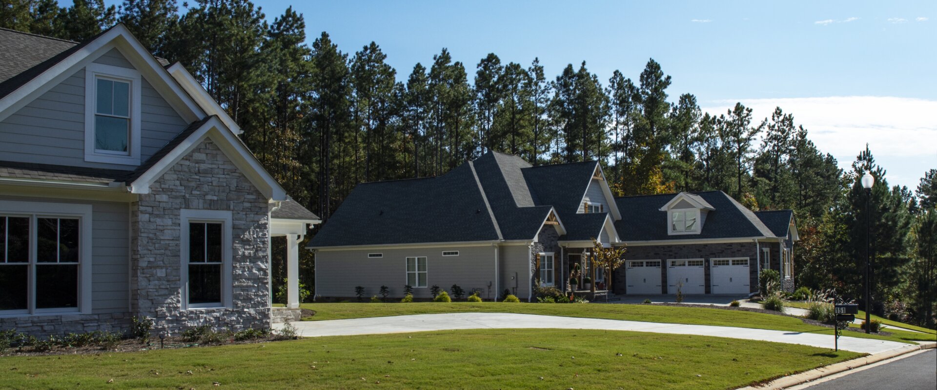 Row of houses in Rome, GA.