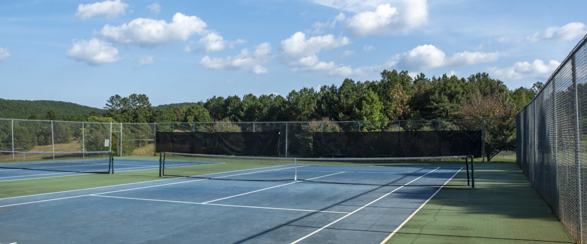 Tennis courts in Rome, GA.