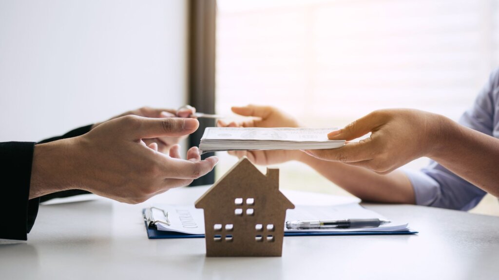 Cash home sale transaction