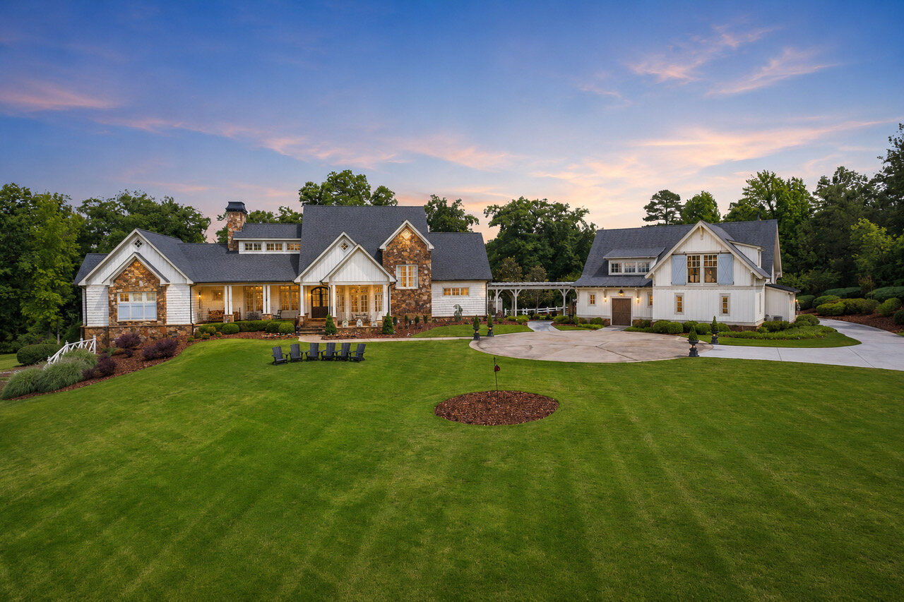 Luxury estate front exterior