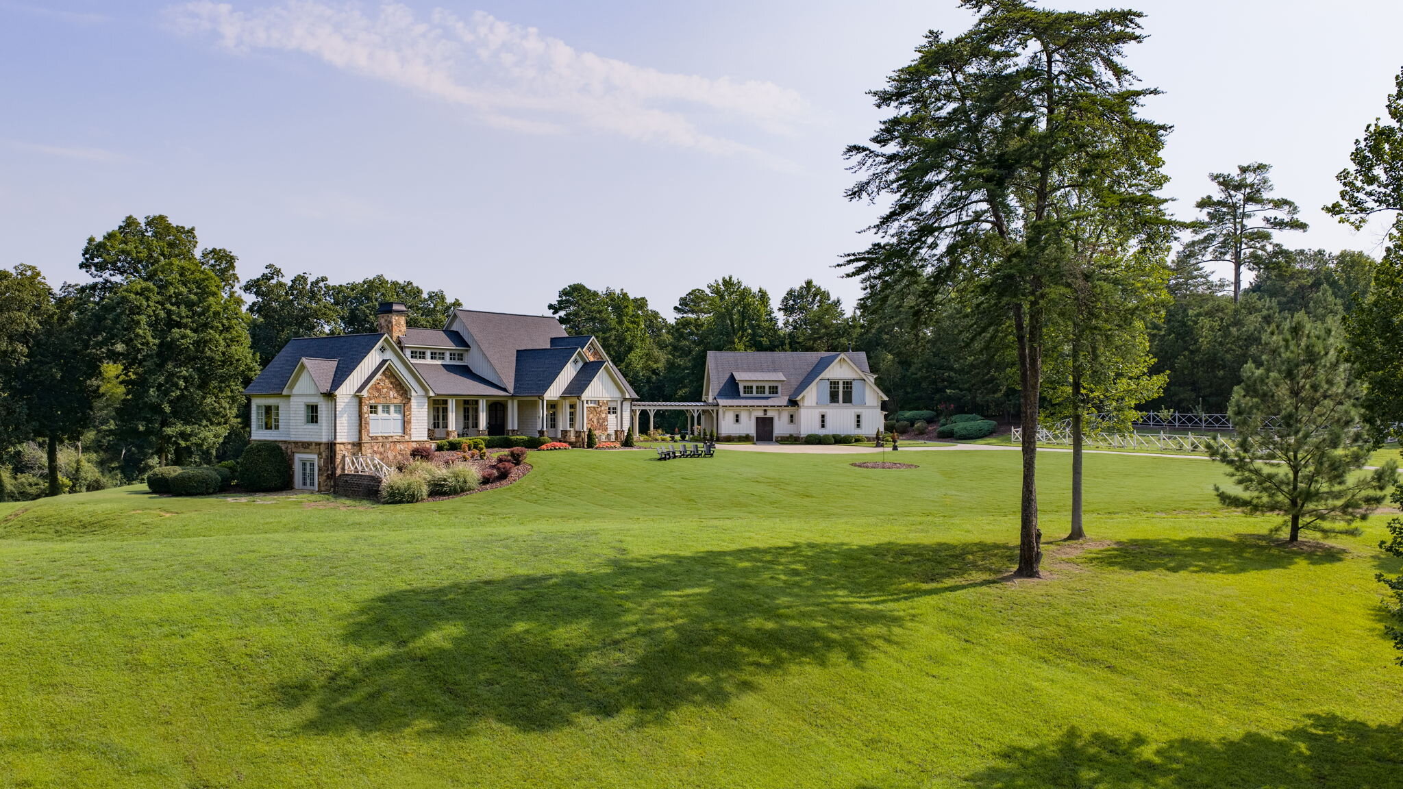 Luxury estate front exterior