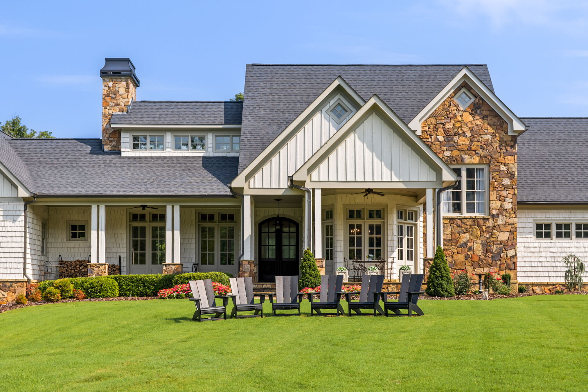 Luxury estate front exterior
