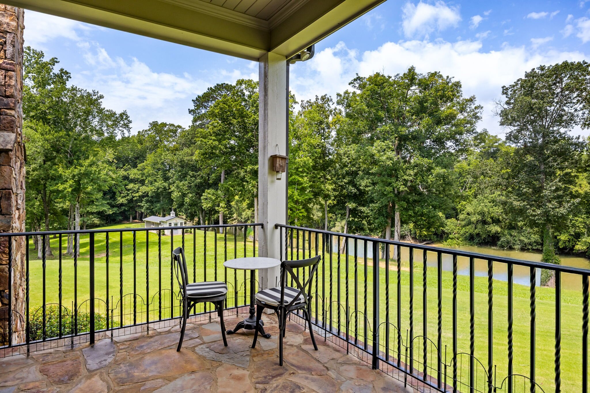 Luxury estate porch