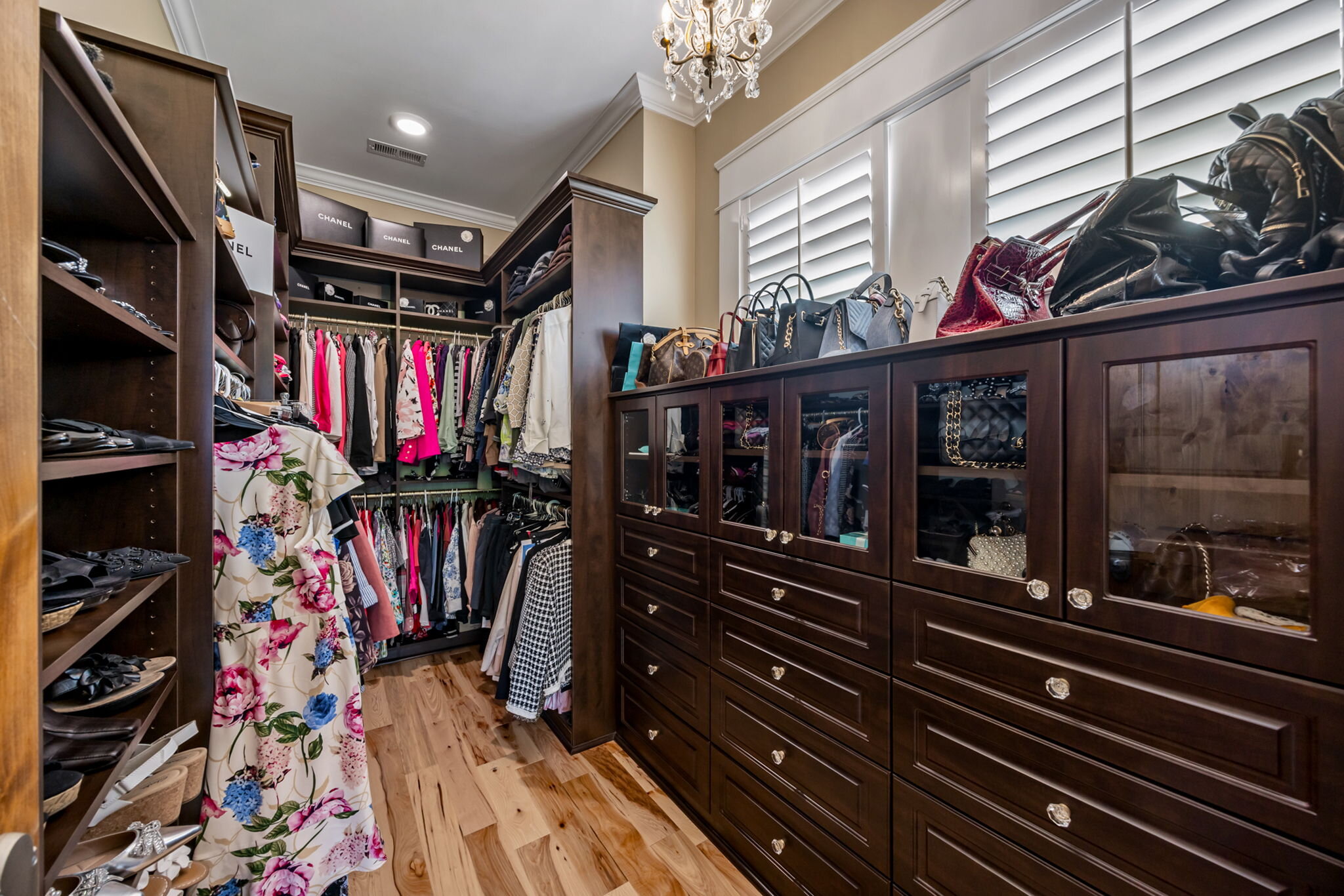 Primary closet