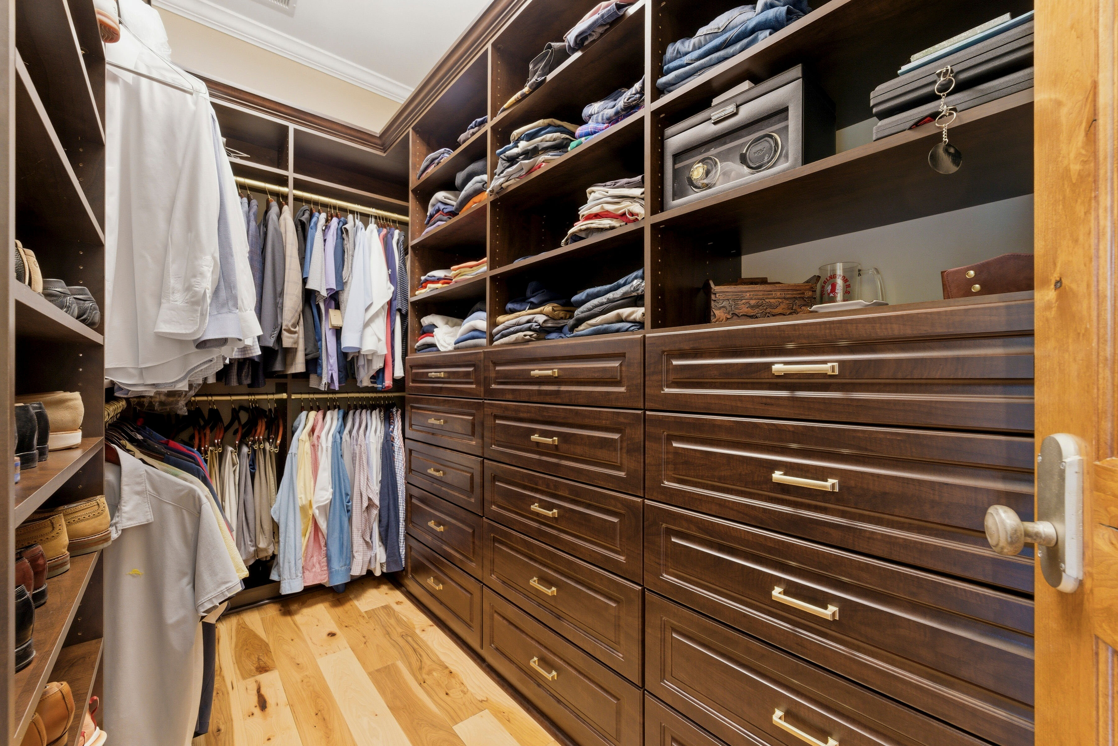 Primary closet