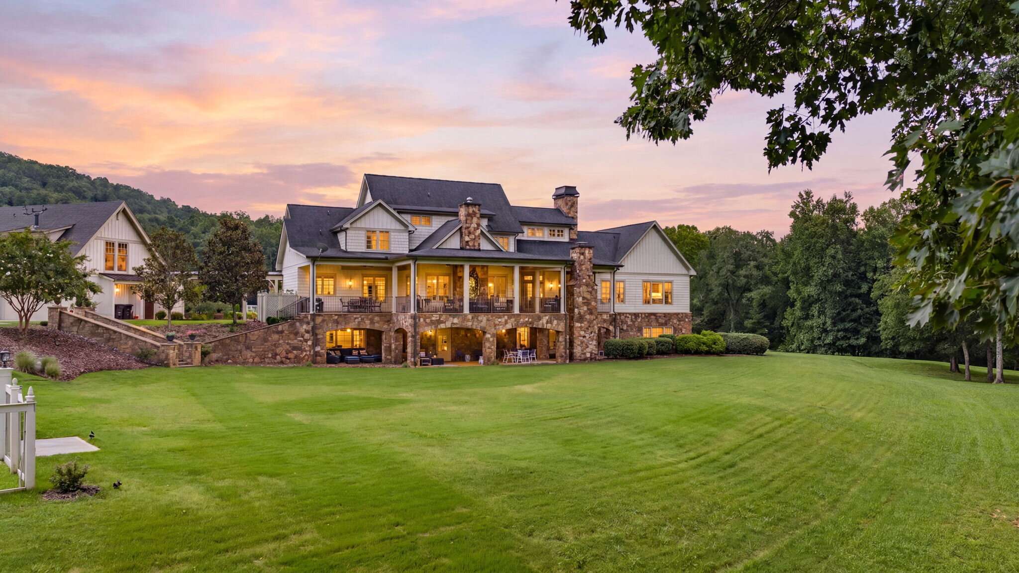 Luxury estate rear exterior