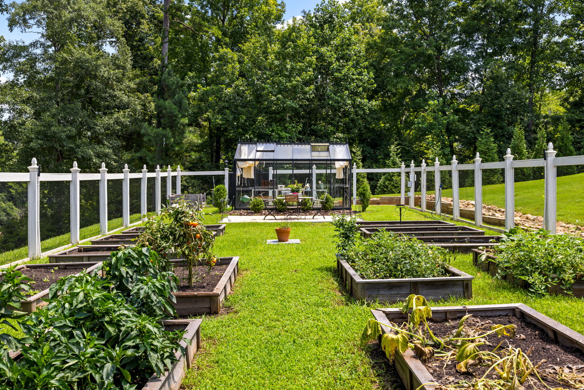 Luxury estate garden