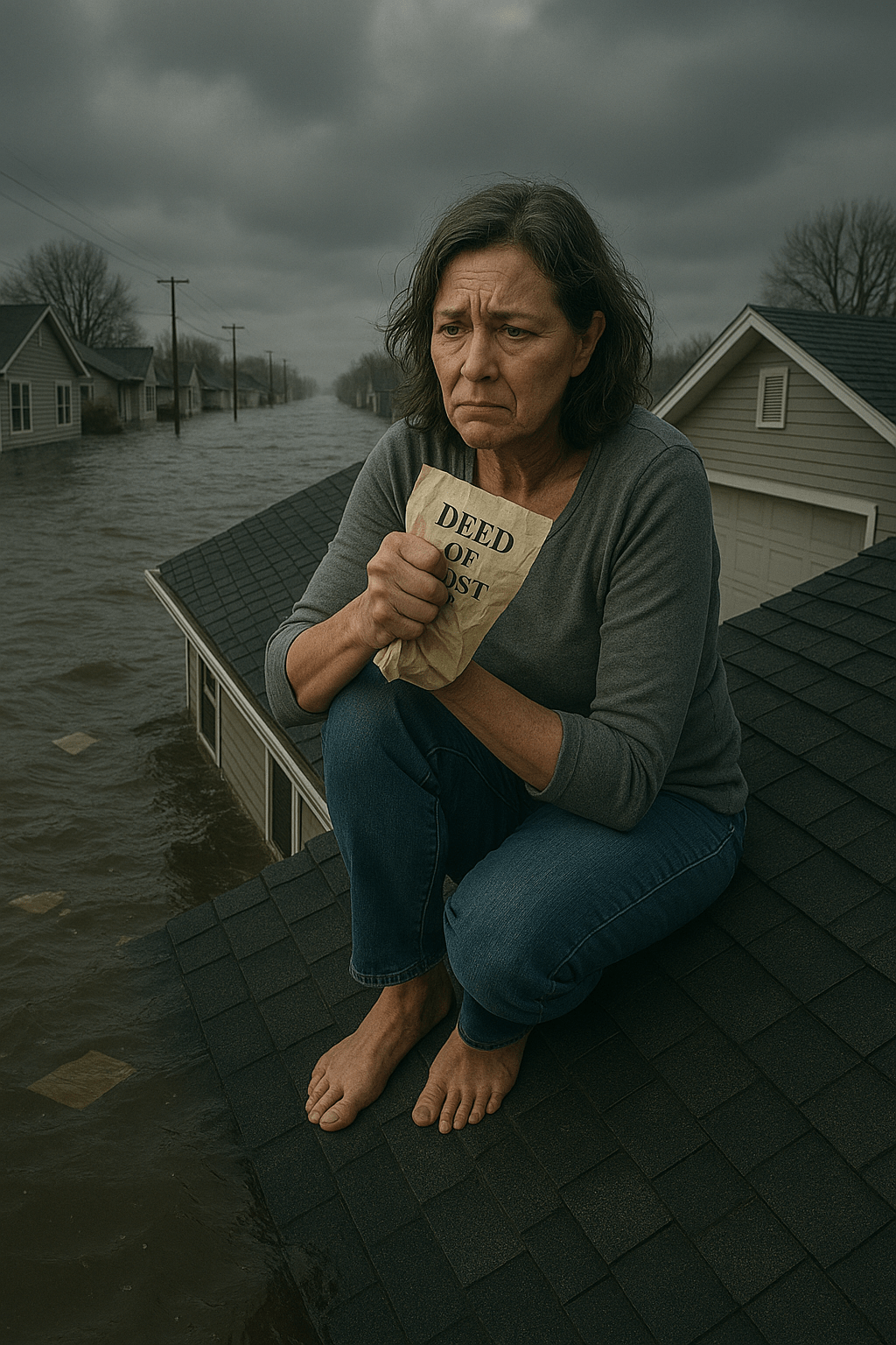 Woman holding mortgage note too long