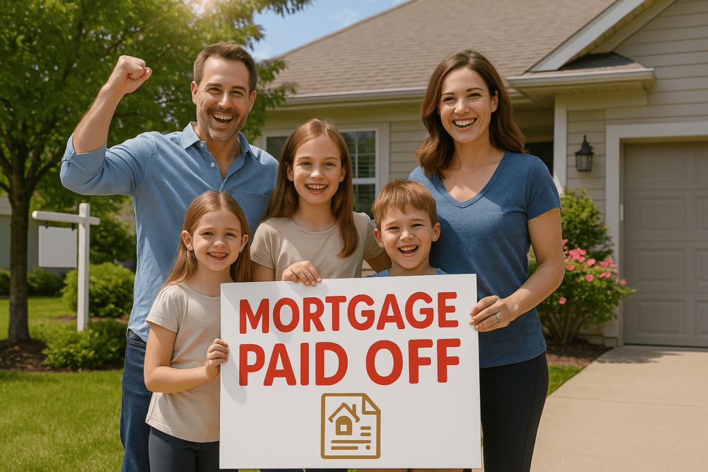 happy family sold promissory note to pay off mortgage
