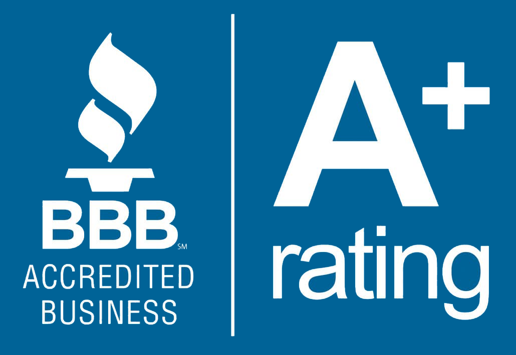 BBB Accredited Business, A+ rating