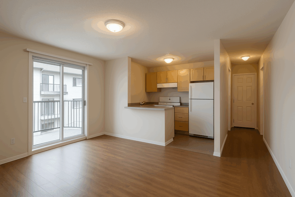 Interior of Edmonton condo