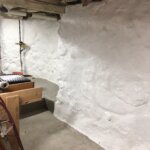 Waterproofed basement in Boston, MA.