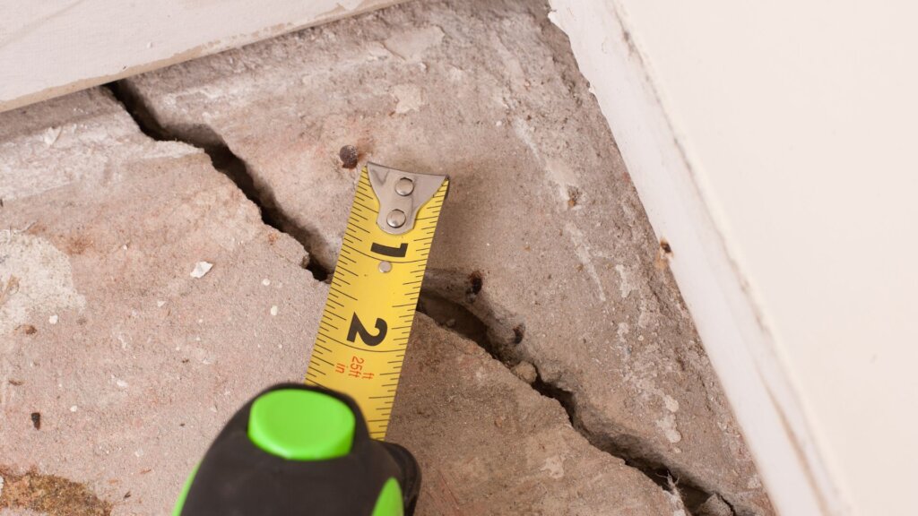 Cracked foundation