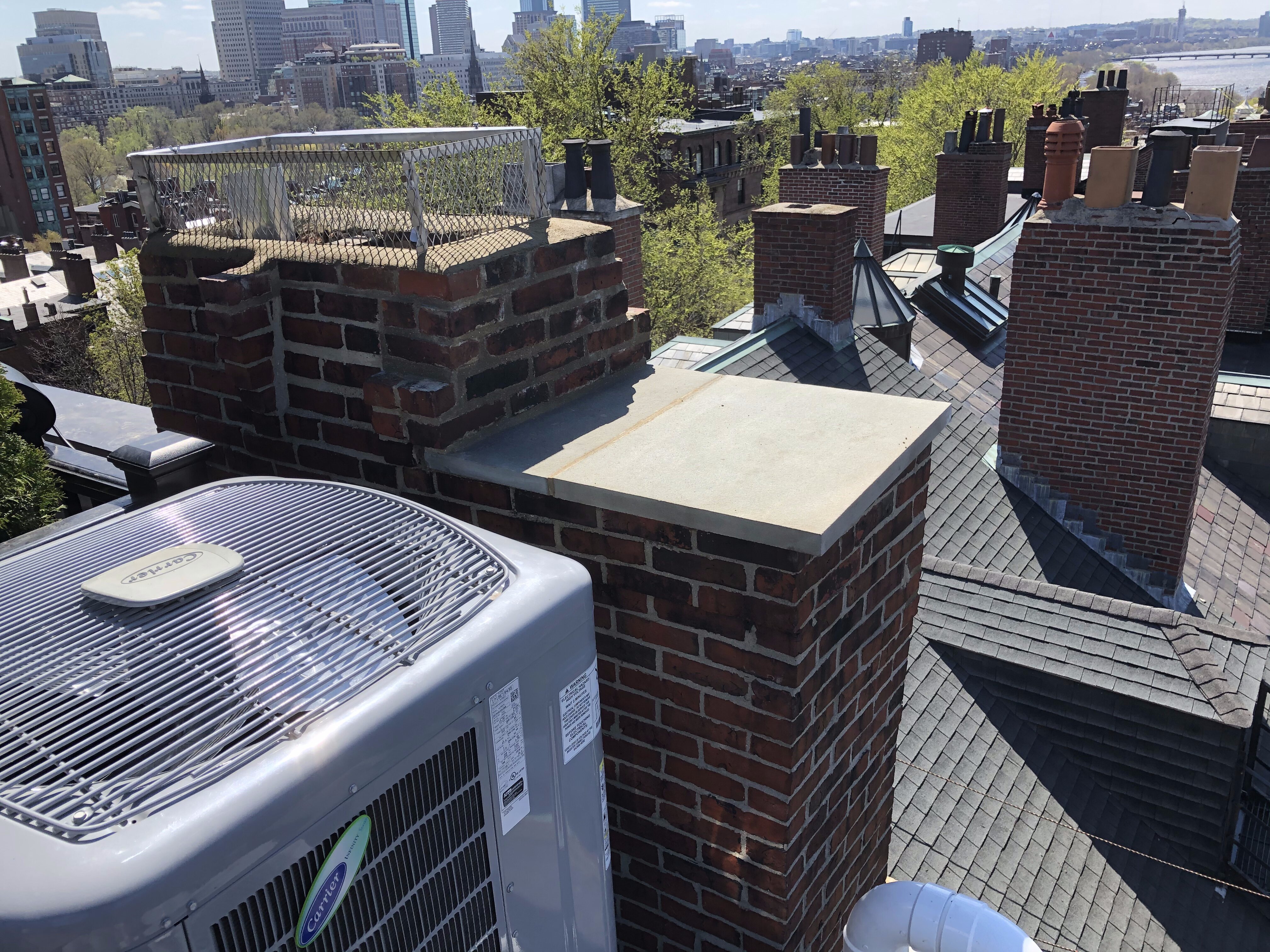 Rooftop in Boston, MA.