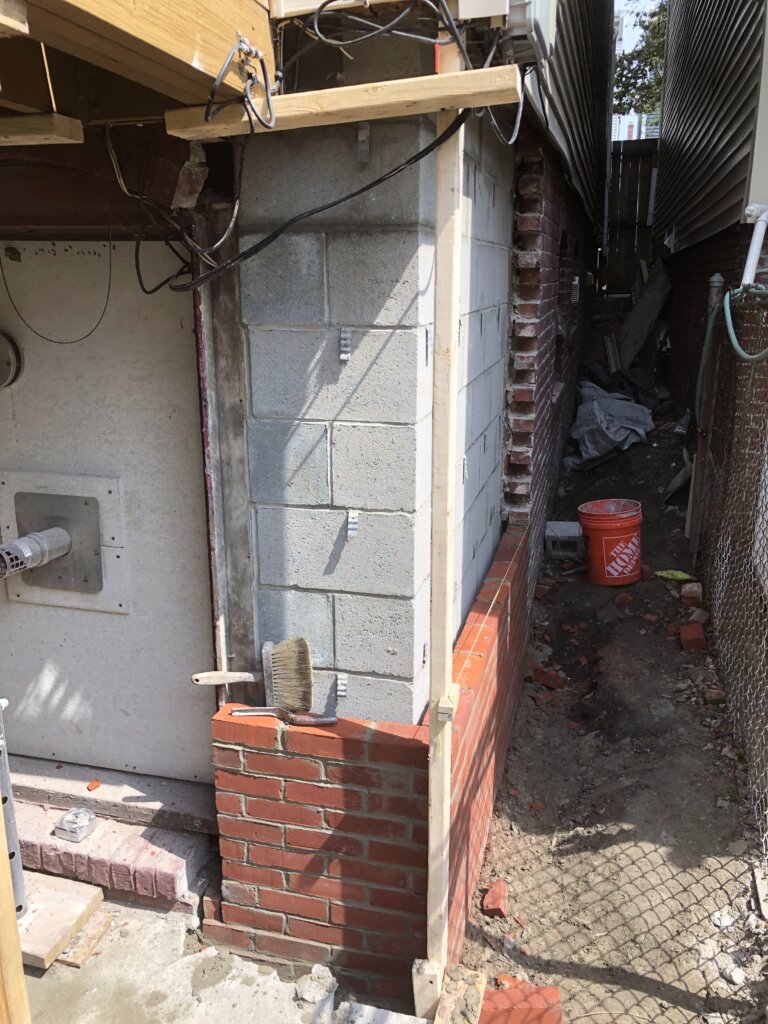 Home foundation repair in Boston, MA.