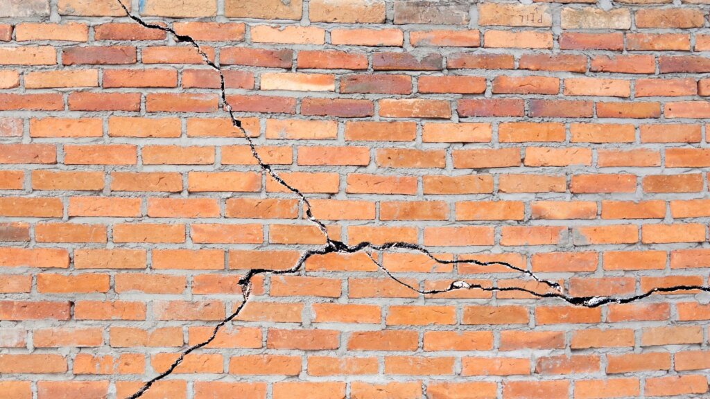 Foundation crack repair in Boston, MA.