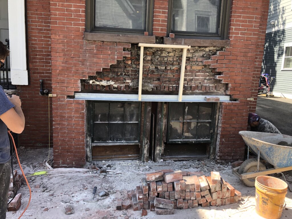 Brick repair in Boston, MA.