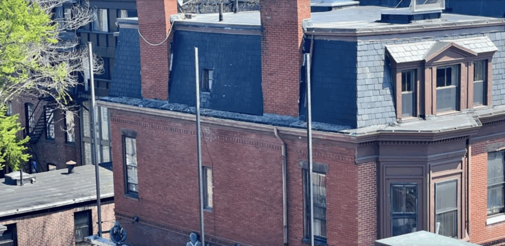 Exterior of a home in Boston, MA.