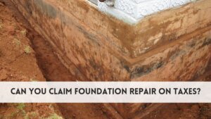 Can you claim foundation repair on taxes