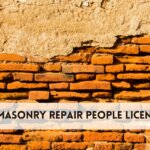 Are masonry repair people licensed