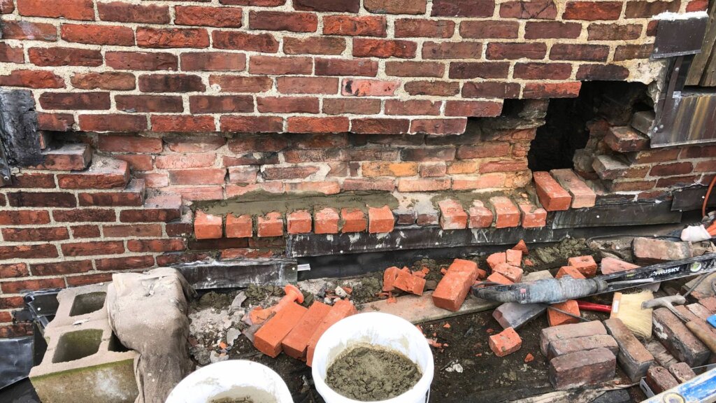 Masonry repair in Arlington, MA