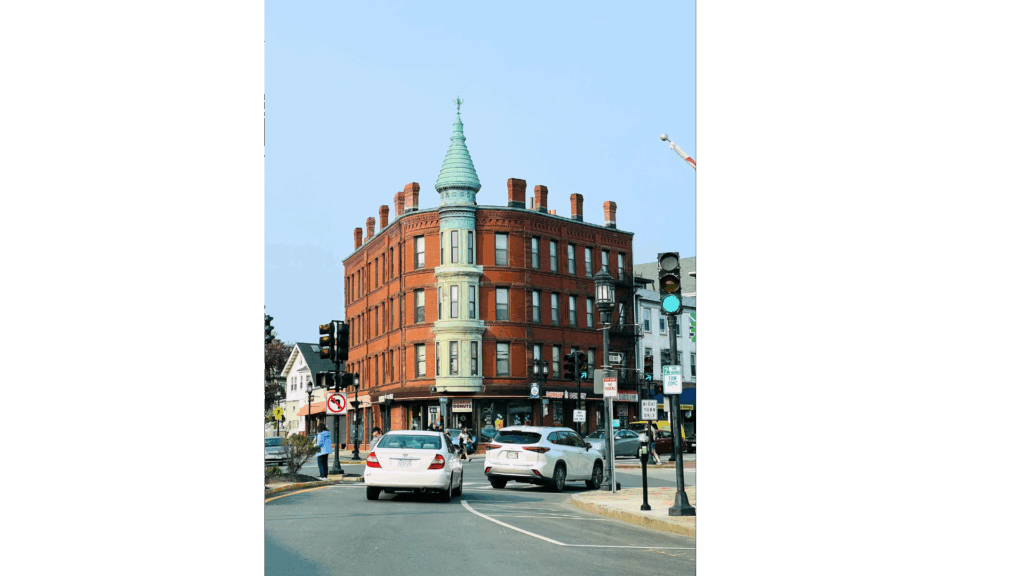 Medford Square in Medford, MA
