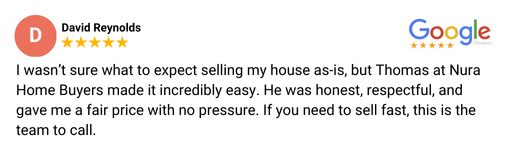 reviews of cash home buyers in Nura Home Buyers