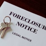 Foreclosure notice and house keys — a warning sign for Philly homeowners who need to sell fast for cash.