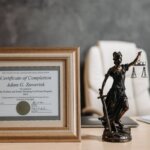 Legal certificate and scales of justice representing the Pennsylvania probate process for selling a house in probate