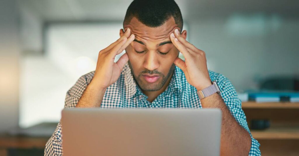Stressed Philadelphia landlord overwhelmed by rental property issues.