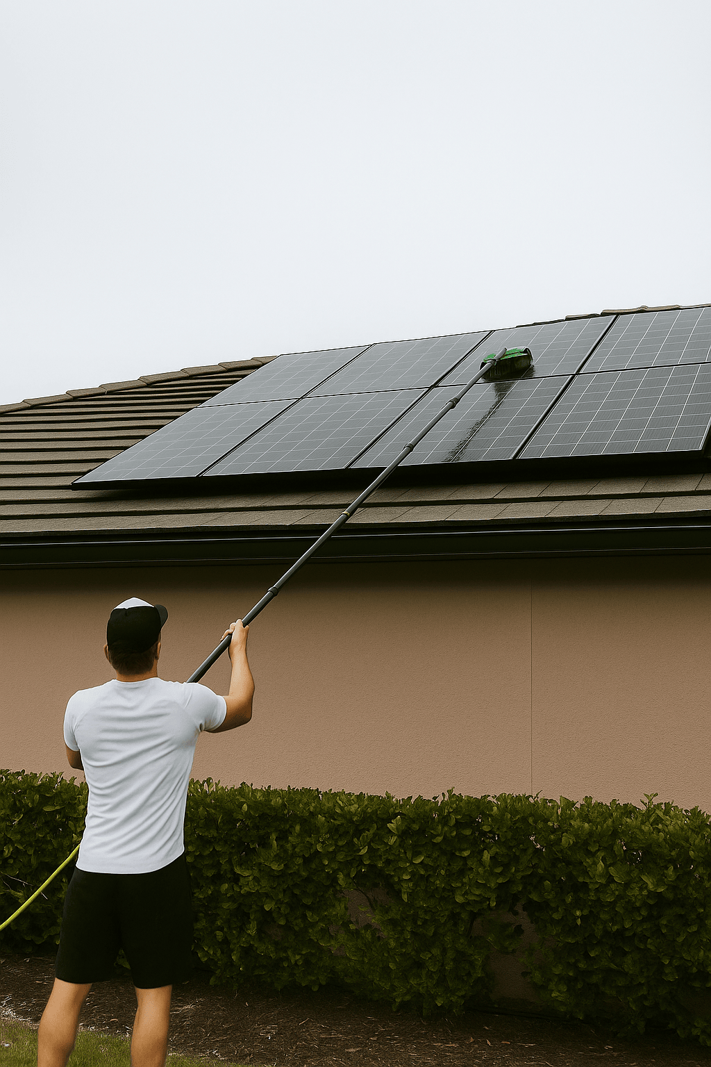 solar panel cleaning