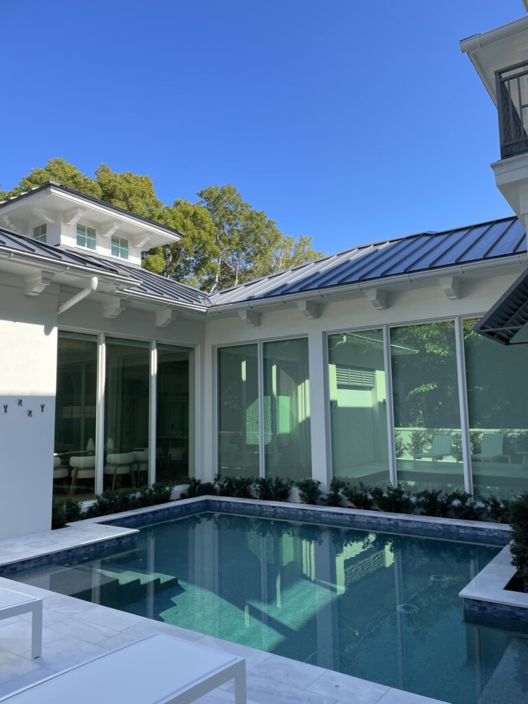 Hard Water Stains on Windows in Florida