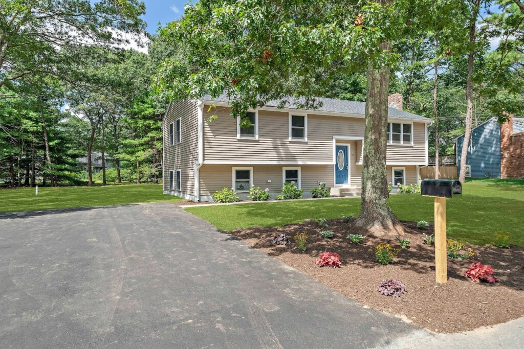 Exterior view of inherited probate property at 37 Montgomery Drive after renovation