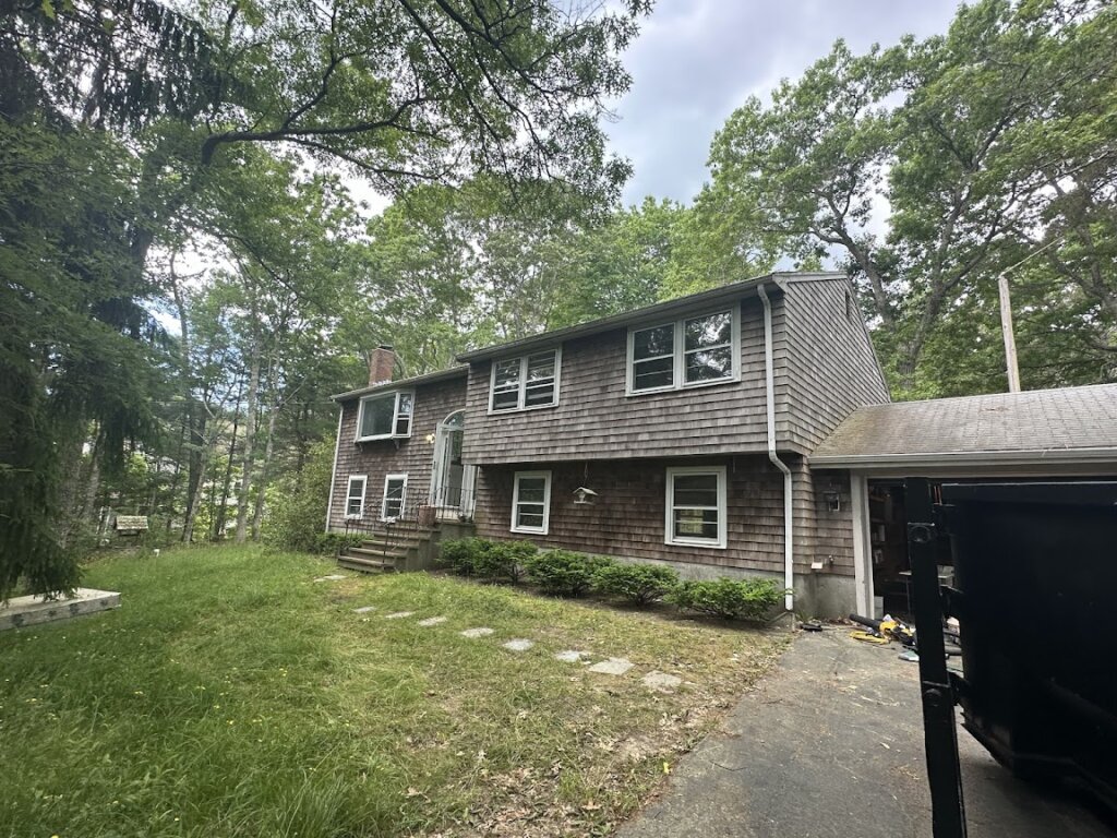 Exterior view of probate property at 203 Clark Rd purchased for cash