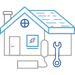 Sell house as-is icon for homeowners in Boston