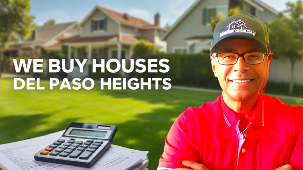 we buy houses Del Paso Heights sign