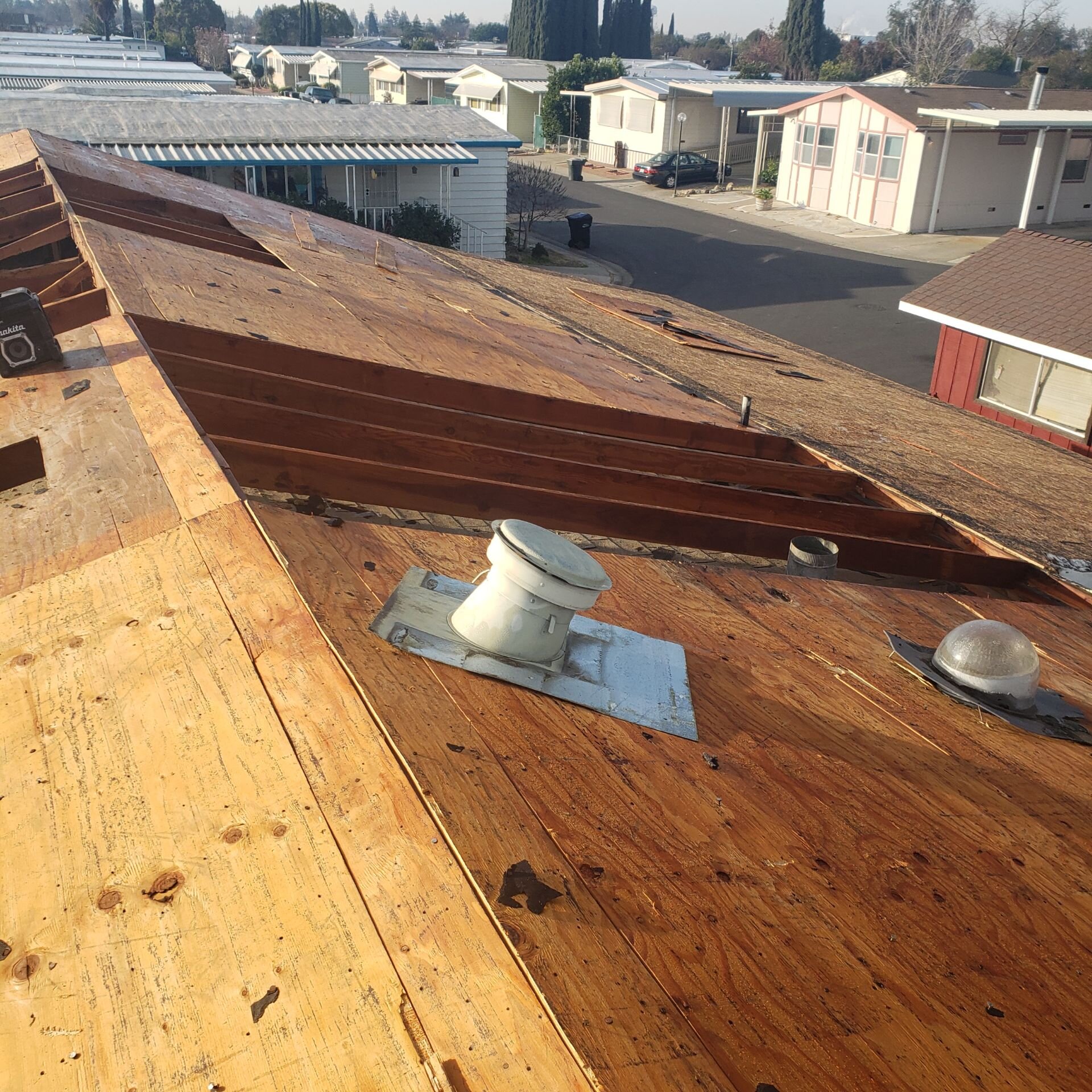 Roof condition and repair project on a Darren Brown investment property
