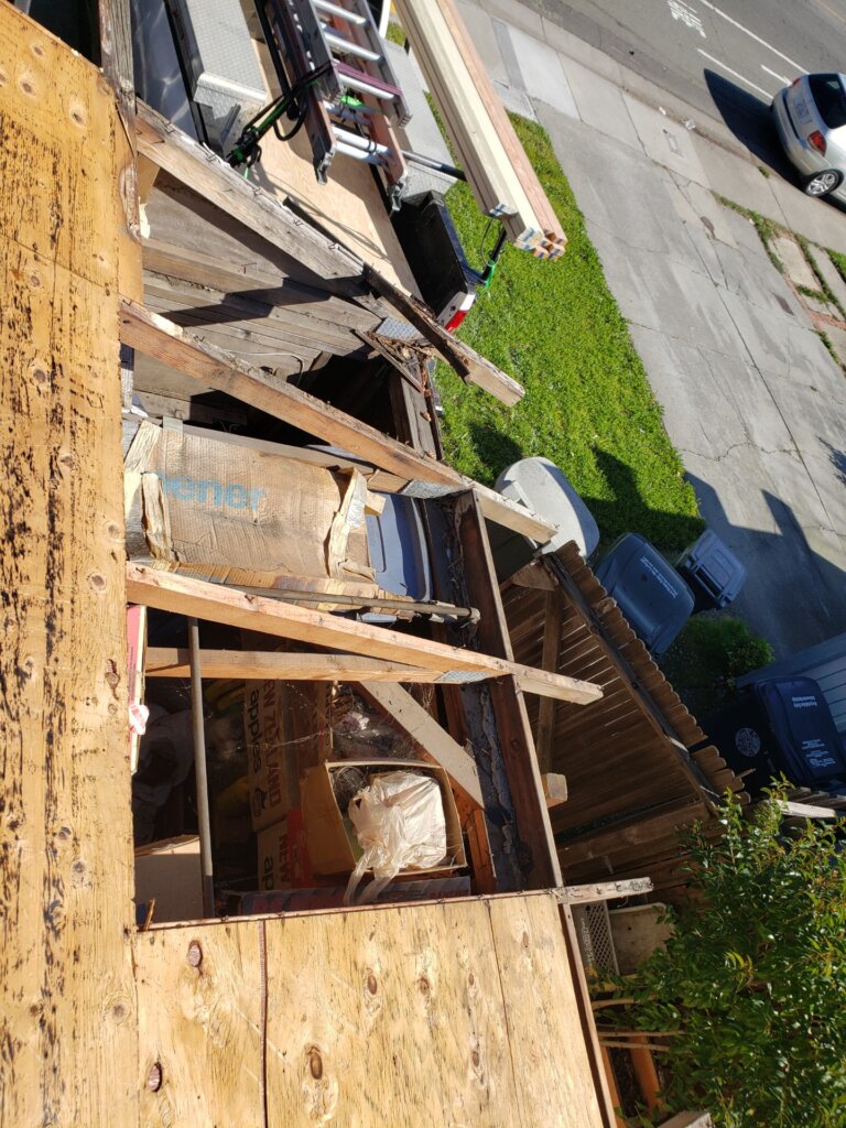 hoarder house roof