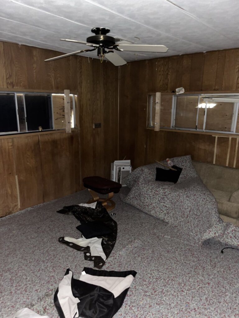 abandoned inherited home