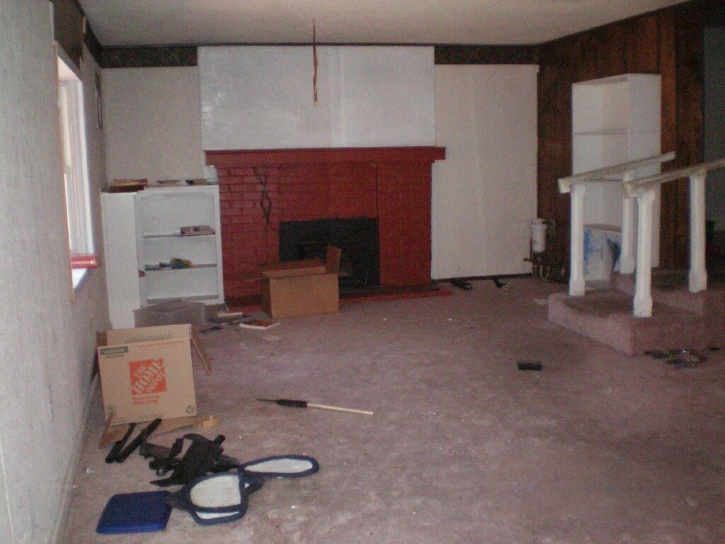 trashed rental home