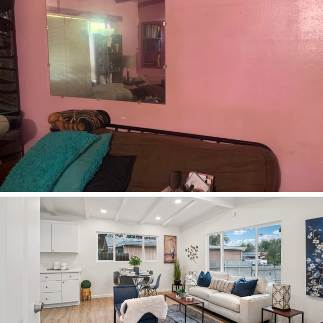 American Avenue living room photo