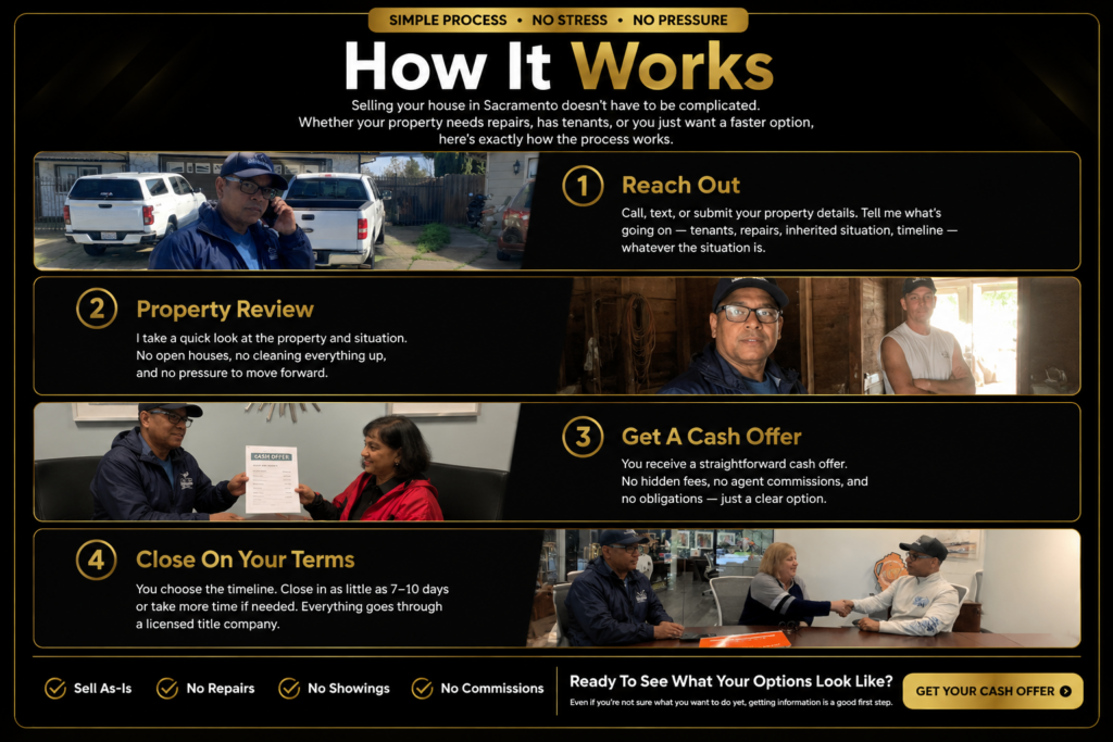 Darrens explains you just how easy it works to sell you home fast for cash. He buys homes as-is in sacramento and closes in 10 days even with tenants in place