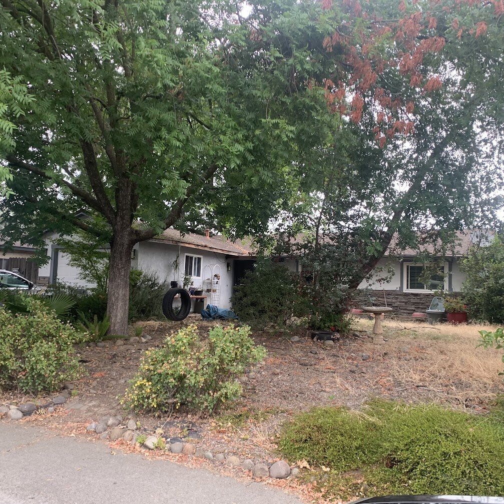 Front exterior of the tenant-occupied Citrus Heights rental property
