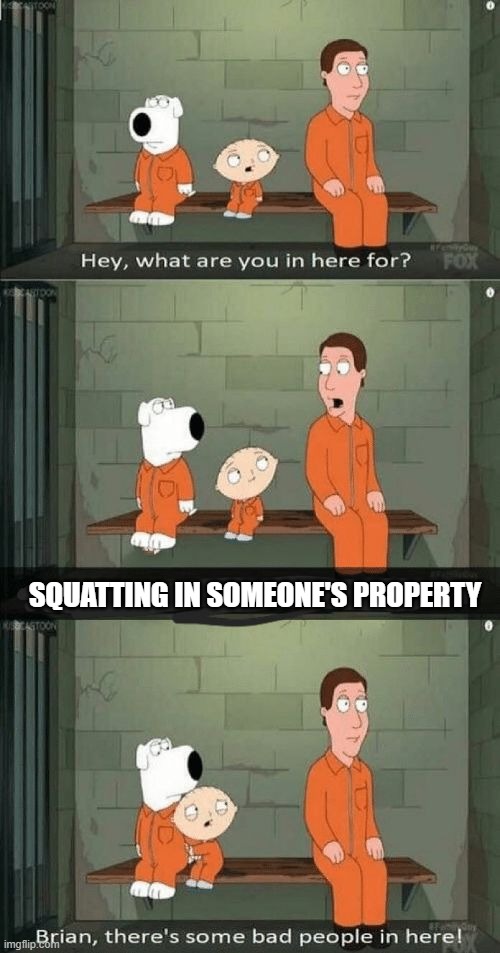 Family Guy Squatting Meme